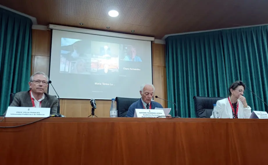 Félix Francés presenta en la Real Academia de Ciencias los avances del IIAMA-UPV en la predicción del riesgo de inundaciones